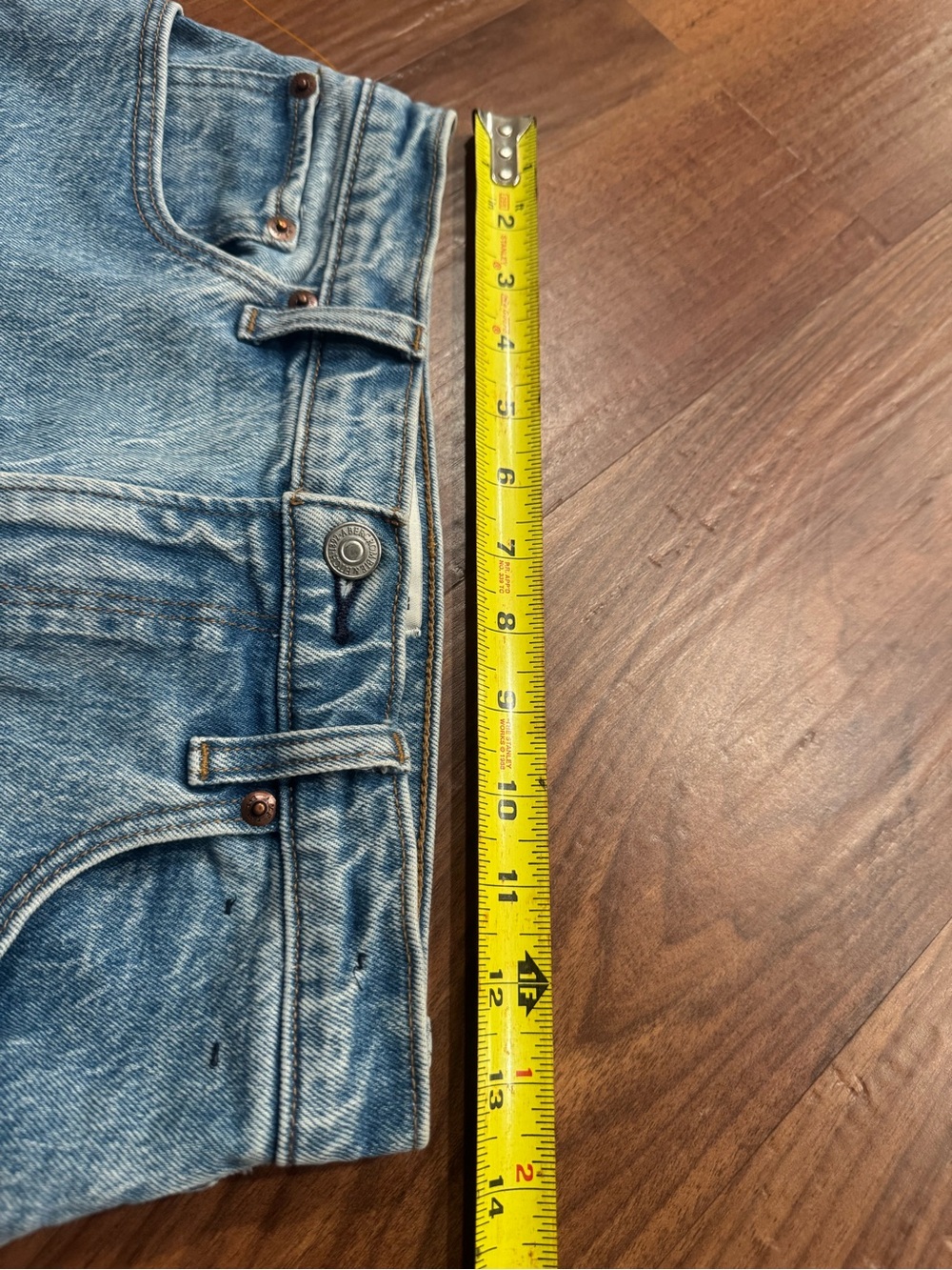 Abercrombie & Fitch Curve Love Ultra HighRise 90s Straight Jeans Light Womens 27 - Picture 5 of 8